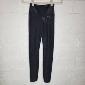 WHBM Women's Size 00S Pants Runway Legging Black Ribbed